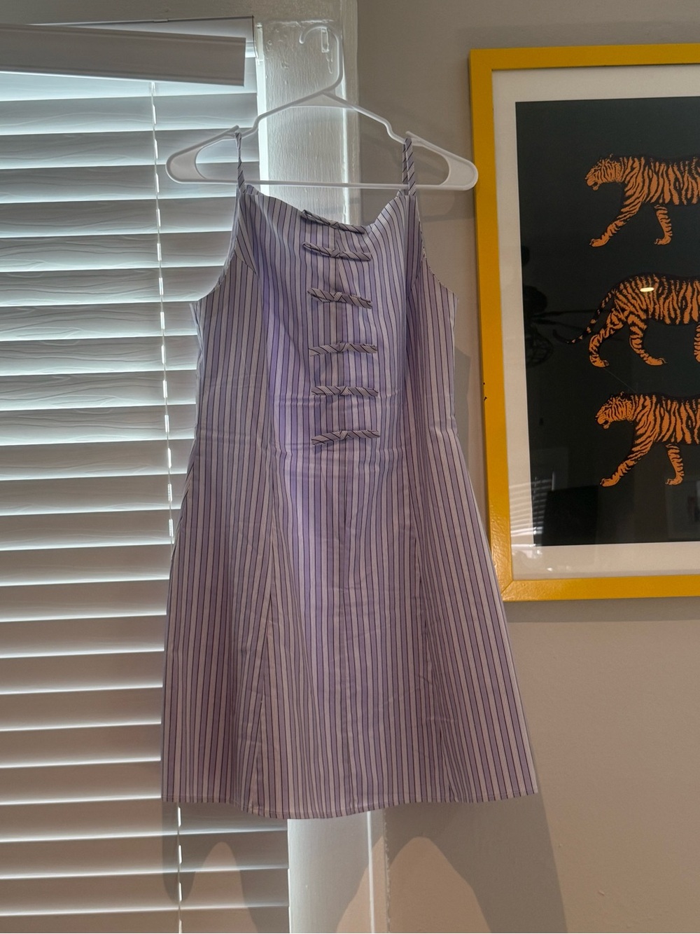 ANTHROPOLOGIE Exquise High-Neck Bow Mini Dress - Picture 3 of 5